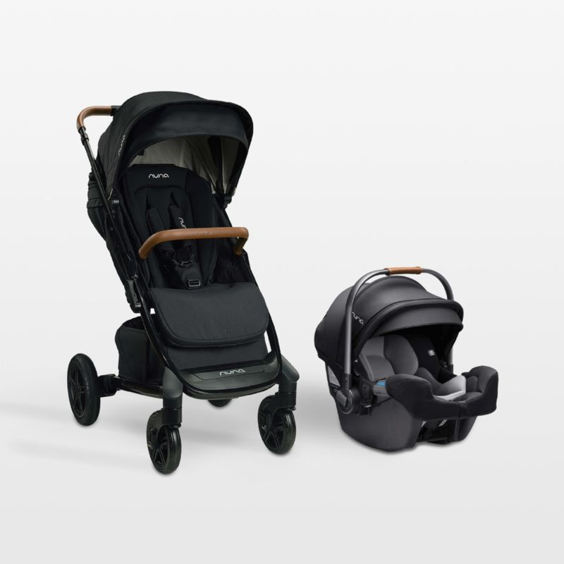 Nuna PIPA rx Caviar Black Reclining Baby Car Seat + TAVO next Stroller Travel System + Reviews | ... | Crate & Barrel