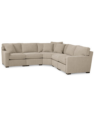 Furniture Radley Fabric 5-Piece Sectional Sofa, Created for Macy's - Macy's | Macys (US)
