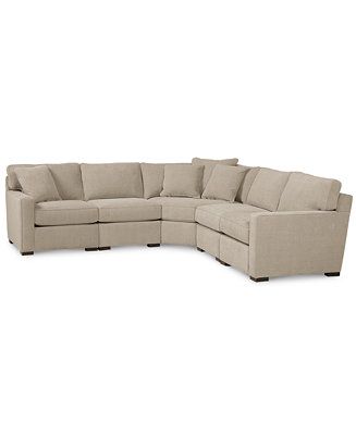 Furniture Radley Fabric 5-Piece Sectional Sofa, Created for Macy's - Macy's | Macys (US)