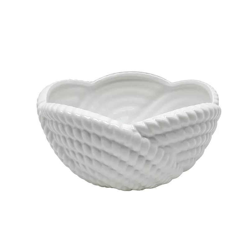 Sonoma Goods For Life® Scalloped Ceramic Decorative Bowl Table Decor | Kohl's