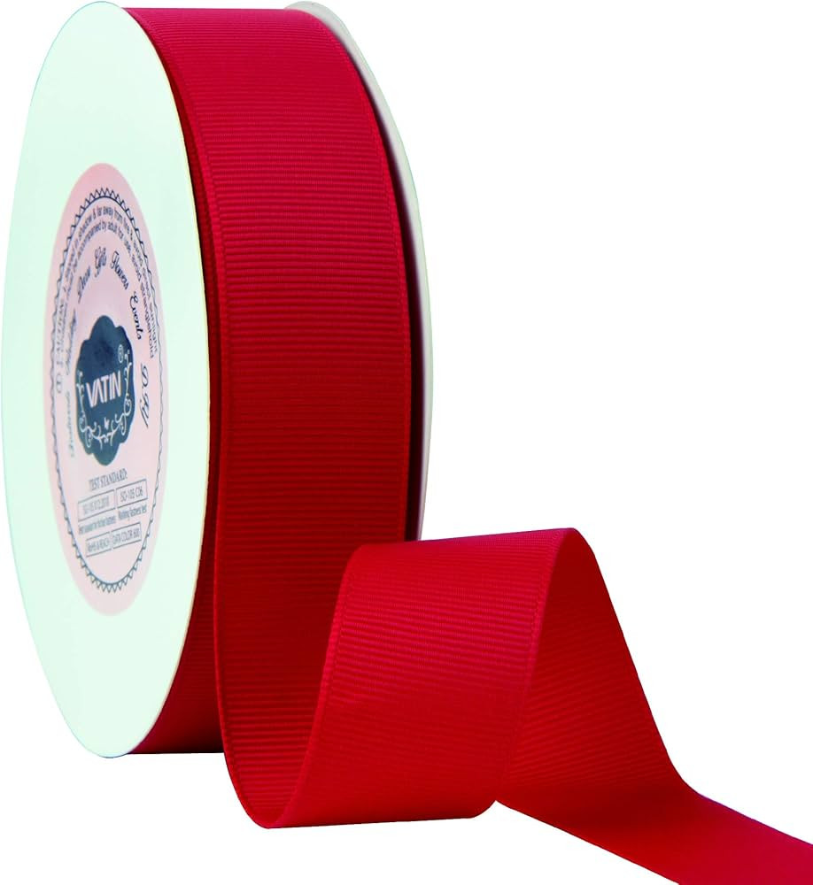 VATIN 1" Grosgrain Ribbon, 50-Yard,25 Yards Each Roll Perfect for Wedding Decor, Wreath, Baby Sho... | Amazon (US)