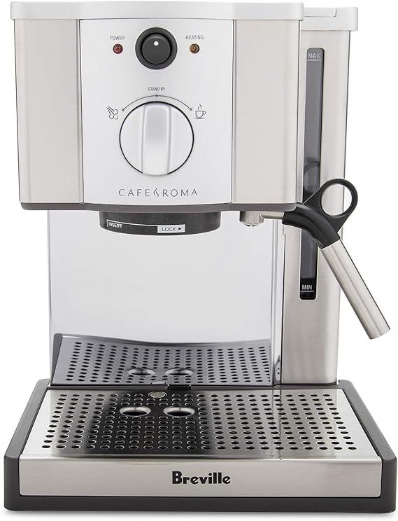 Breville ESP8XL Cafe Roma Stainless Espresso Maker,1.2 liters | Amazon (US)
