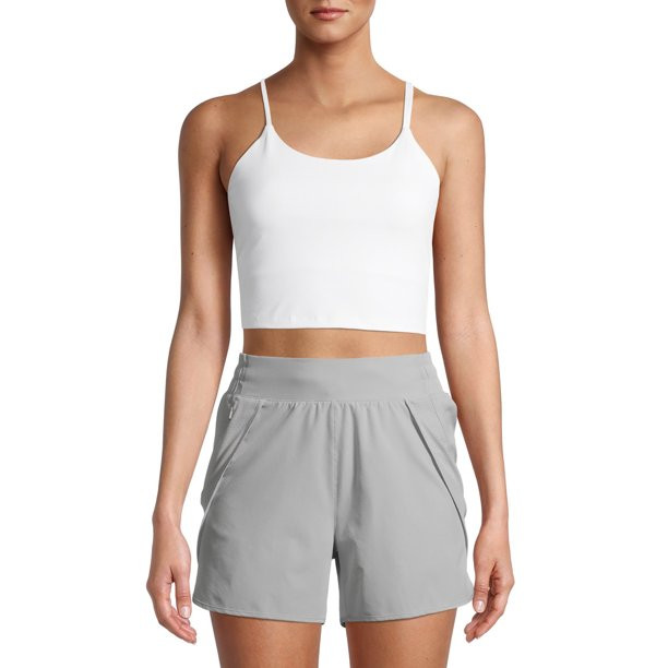Avia Low Impact Sports Crop with Shelf Bra and Removable Pads | Walmart (US)