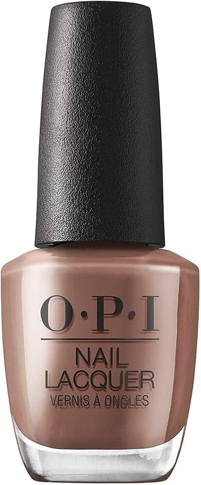 OPI Nail Lacquer Nail Polish | Opaque Dark Brown Crème Chip Resistant Nail Polish | Fast Drying,... | Amazon (US)