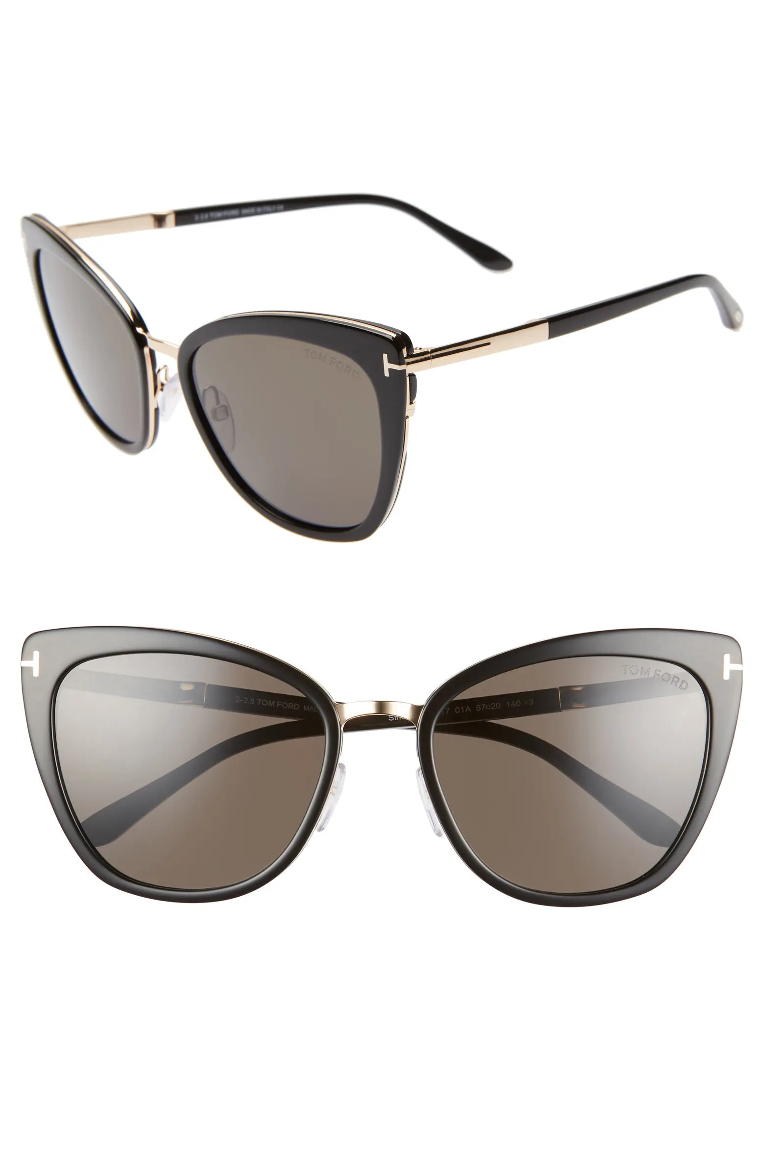 TOM FORD Simona 56mm Cat Eye Sunglasses | Nordstrom | Nordstrom