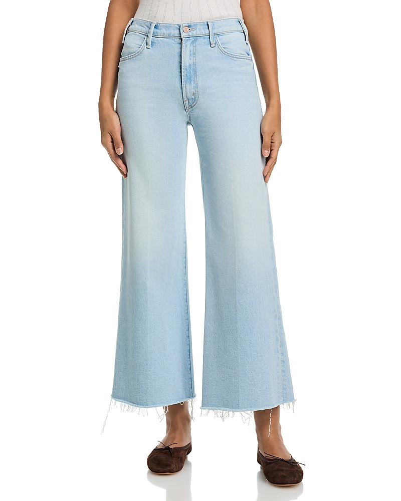Mother Lil Hustler Roller Skimp Fray Jeans in Bring the Cooler | Bloomingdale's (US)