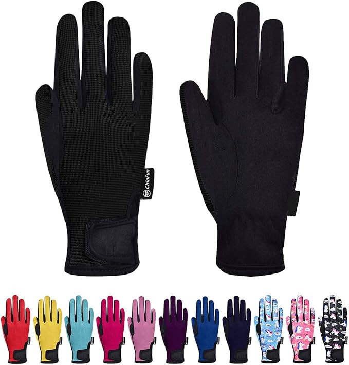 ChinFun Horse Riding Glove Equestrian Gloves Kids for Boys Girls Horseback Riding Gloves Grip for... | Amazon (US)