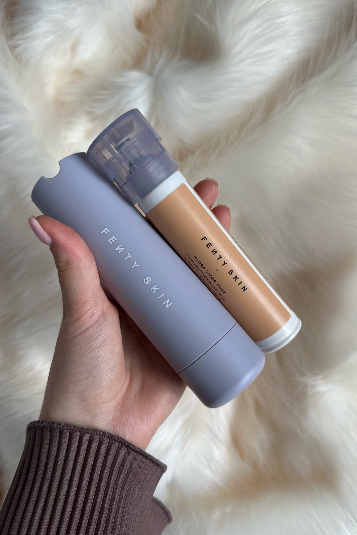 Fenty Hydra Vizor Huez! Skin tint with SPF 🫶🏻