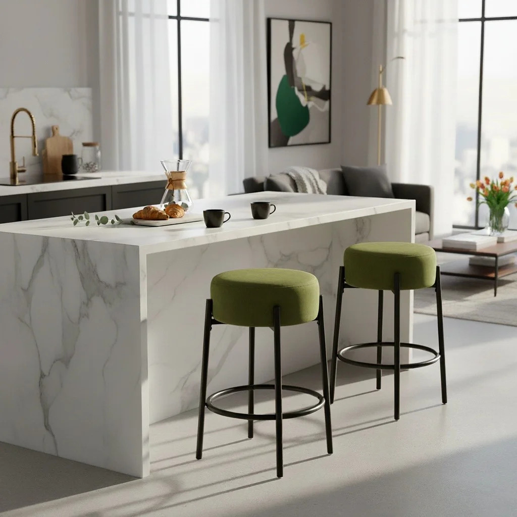 Joss & Main Colombe Metal Leg Bar & Stool & Reviews | Joss & Main | Joss & Main