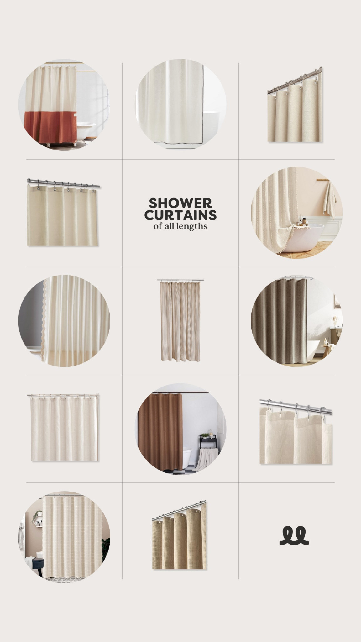 Shower curtains of all lengths

#LTKhome