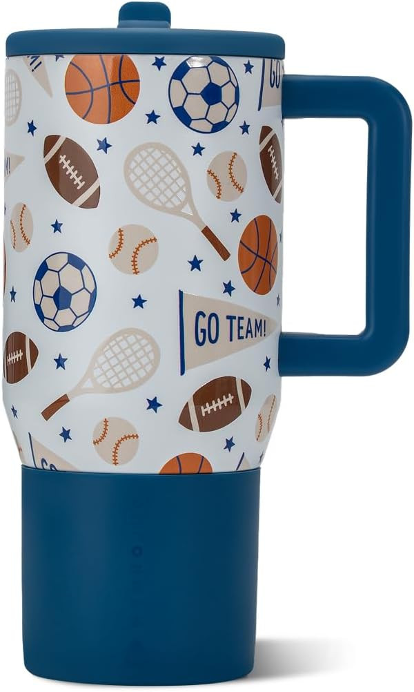 HydroJug Traveler 20oz Kids Insulated Tumbler with Handle, All-Stars | Amazon (US)