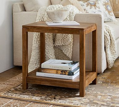 Nicasio Rectangular Side Table (22") | Pottery Barn (US)