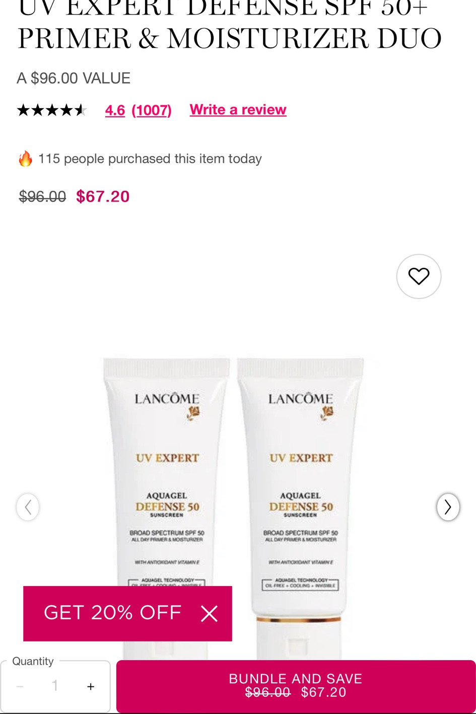 Very good sunscreen and moisturizer, your skin looks amazing without white cast

#LTKSaleAlert #LTKBeauty #LTKGiftGuide