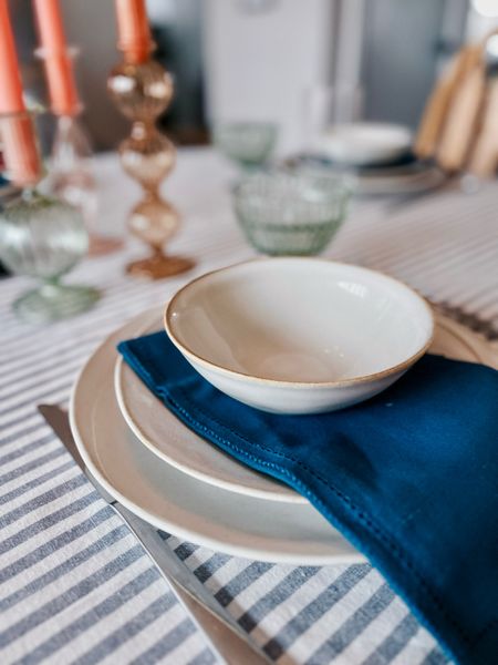So happy with our new dishes! This dinnerware feels so special  

#LTKhome