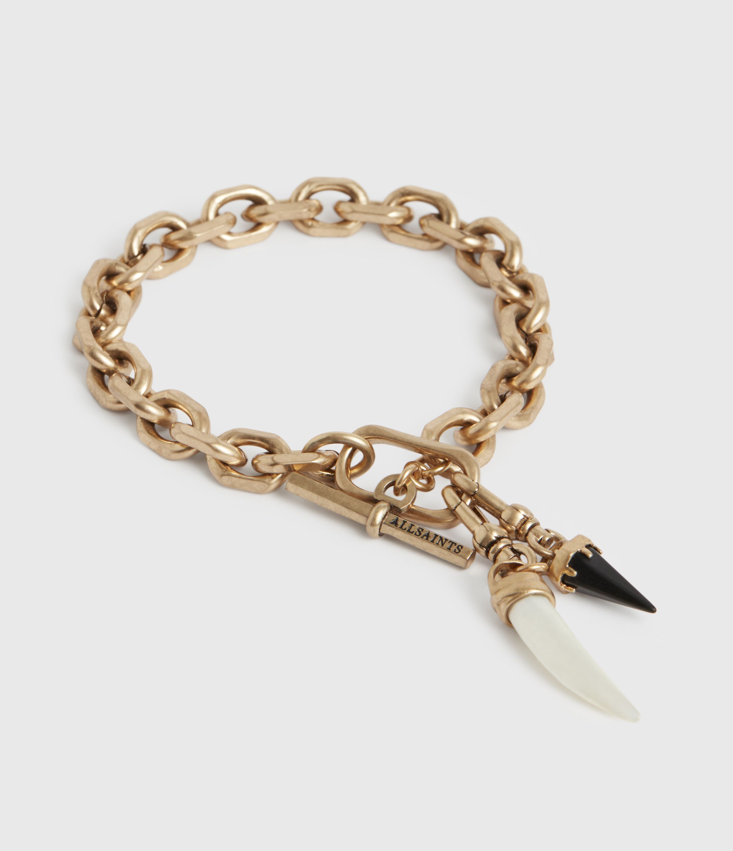 Dallas Gold-Tone Mother Of Pearl Chain Bracelet | AllSaints US