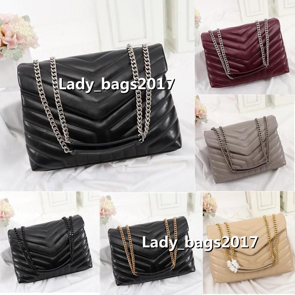 Classic Bags Shape Flaps Chain Bag Luxury Designers Lady LOULOU Handbags Women Shoulder Handbag C... | DHGate