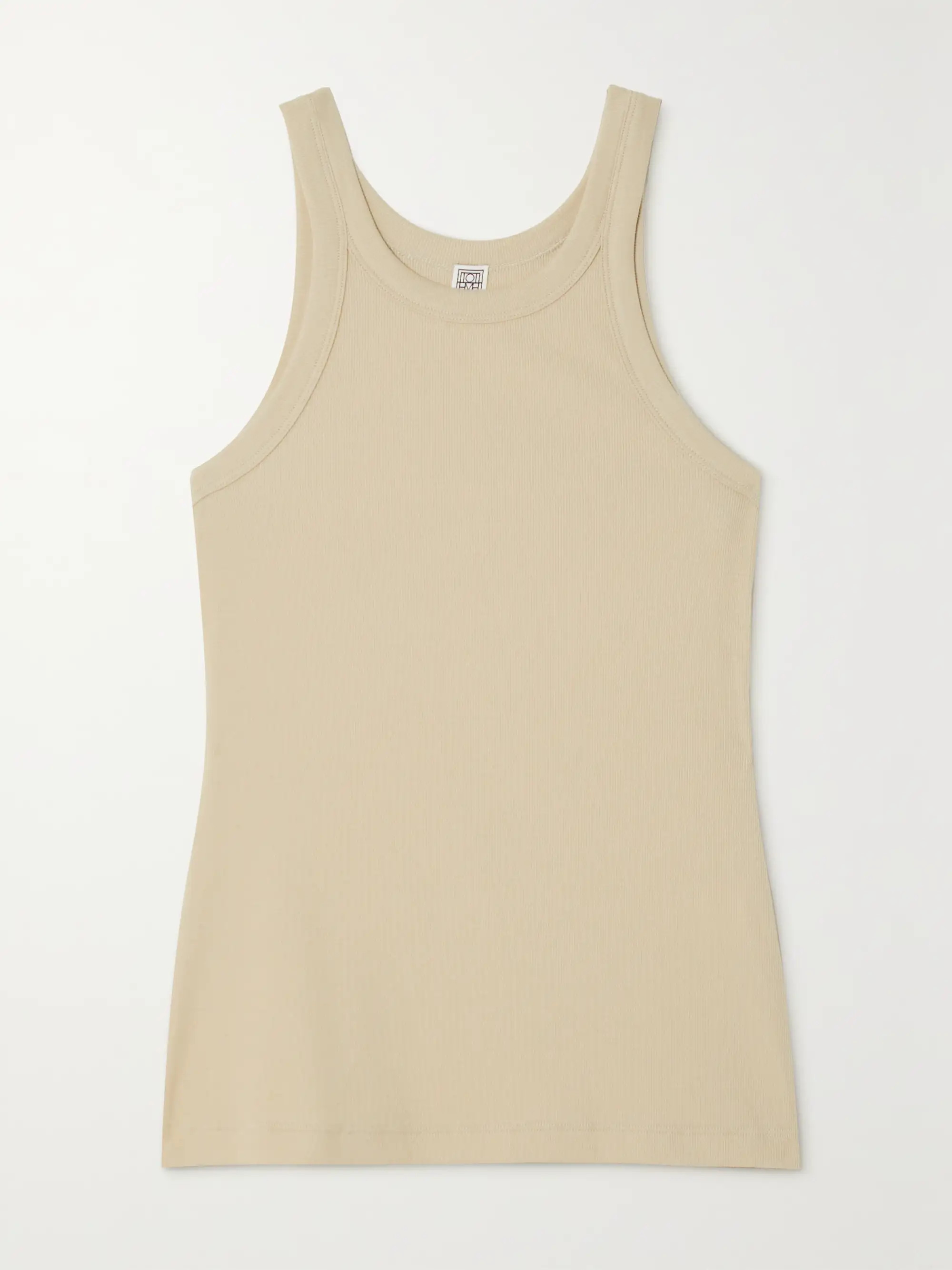 Ribbed stretch organic cotton-jersey tank | NET-A-PORTER (US)