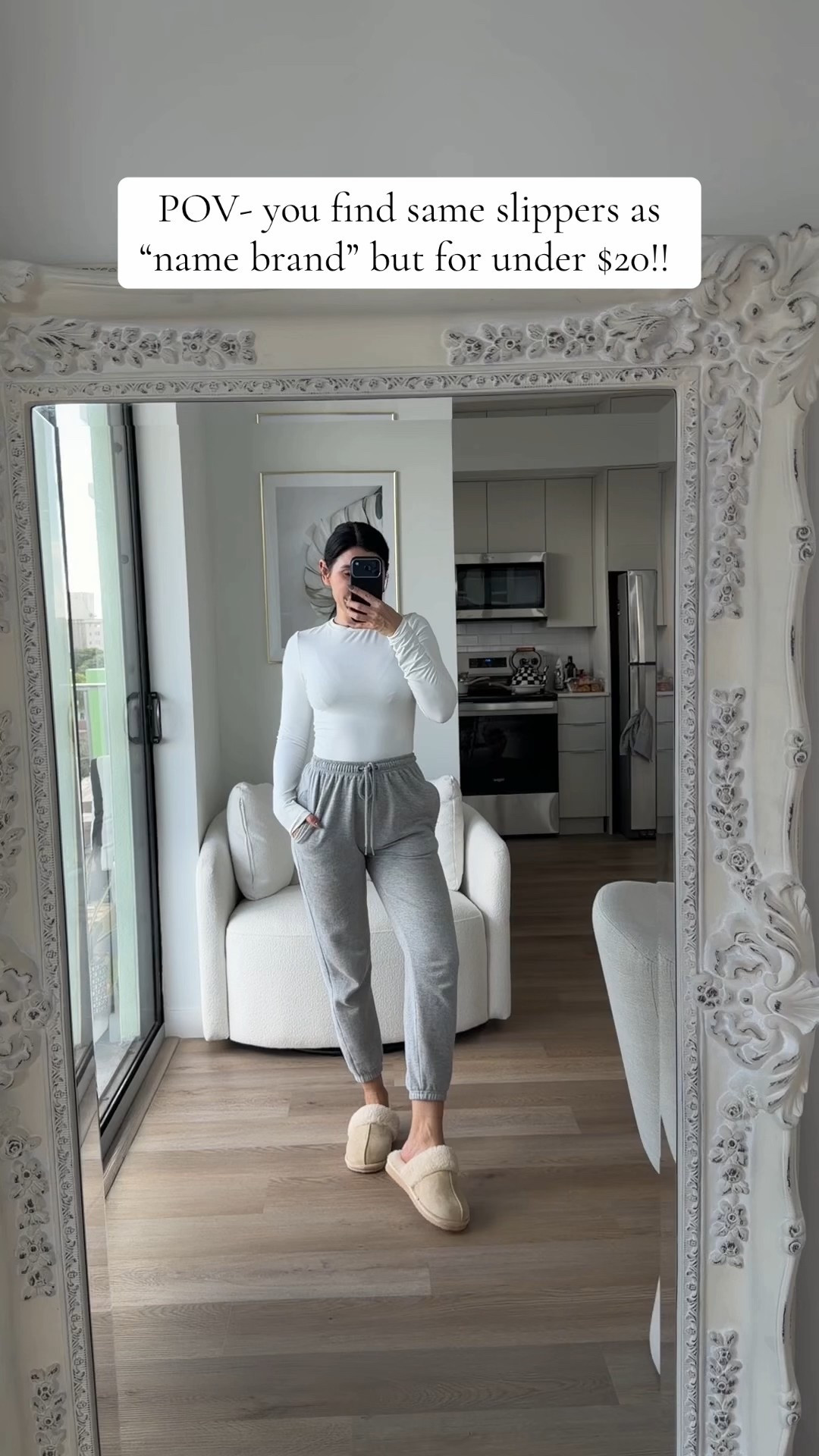 Fuzzy comfy winter slippers 

#LTKootd #LTKHome #LTKFindsUnder50