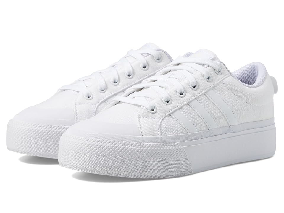 adidas Bravada 2.0 Platform Women's Shoes Footwear White/Footwear White/Chalk White : 11 B - Medium, Synthetic | Zappos