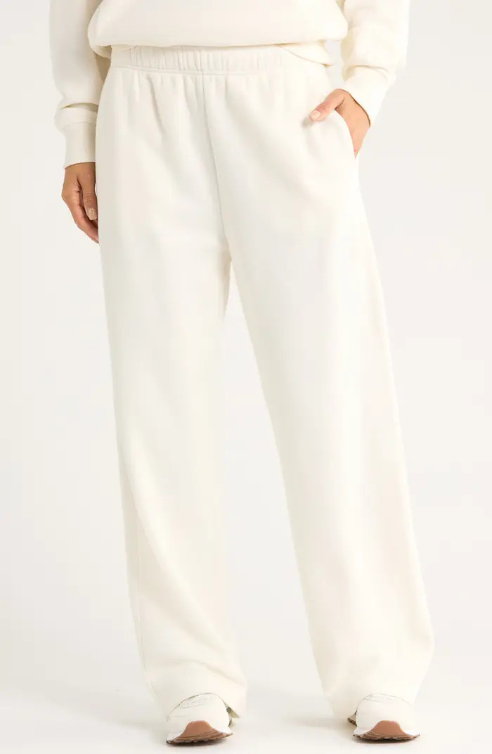 Zella Ultracozy Fleece Straight Leg Sweatpants | Nordstrom | Nordstrom