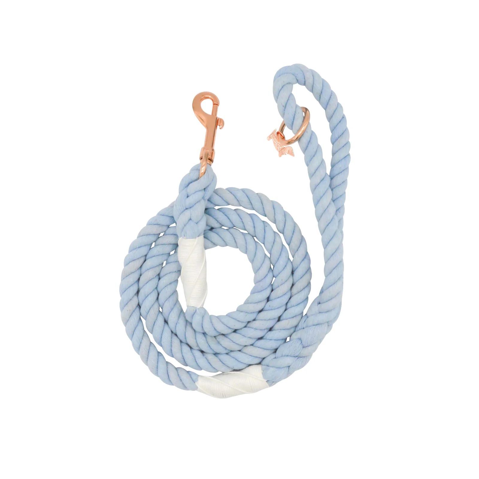 Rudy Rope Leash in Dusty Blue | Brooke and Lou