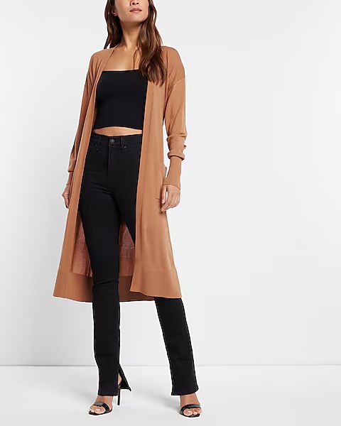 Tie Belted Duster Cardigan | Express