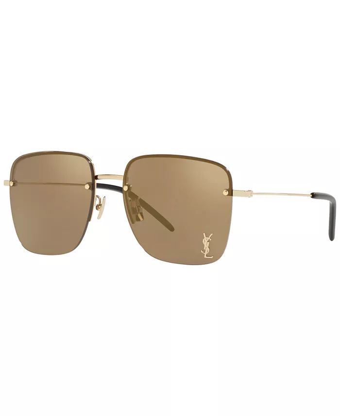 Saint Laurent
          
        
  
      
          Women's Mirror Sunglasses, SL 312 M-006 | Macy's