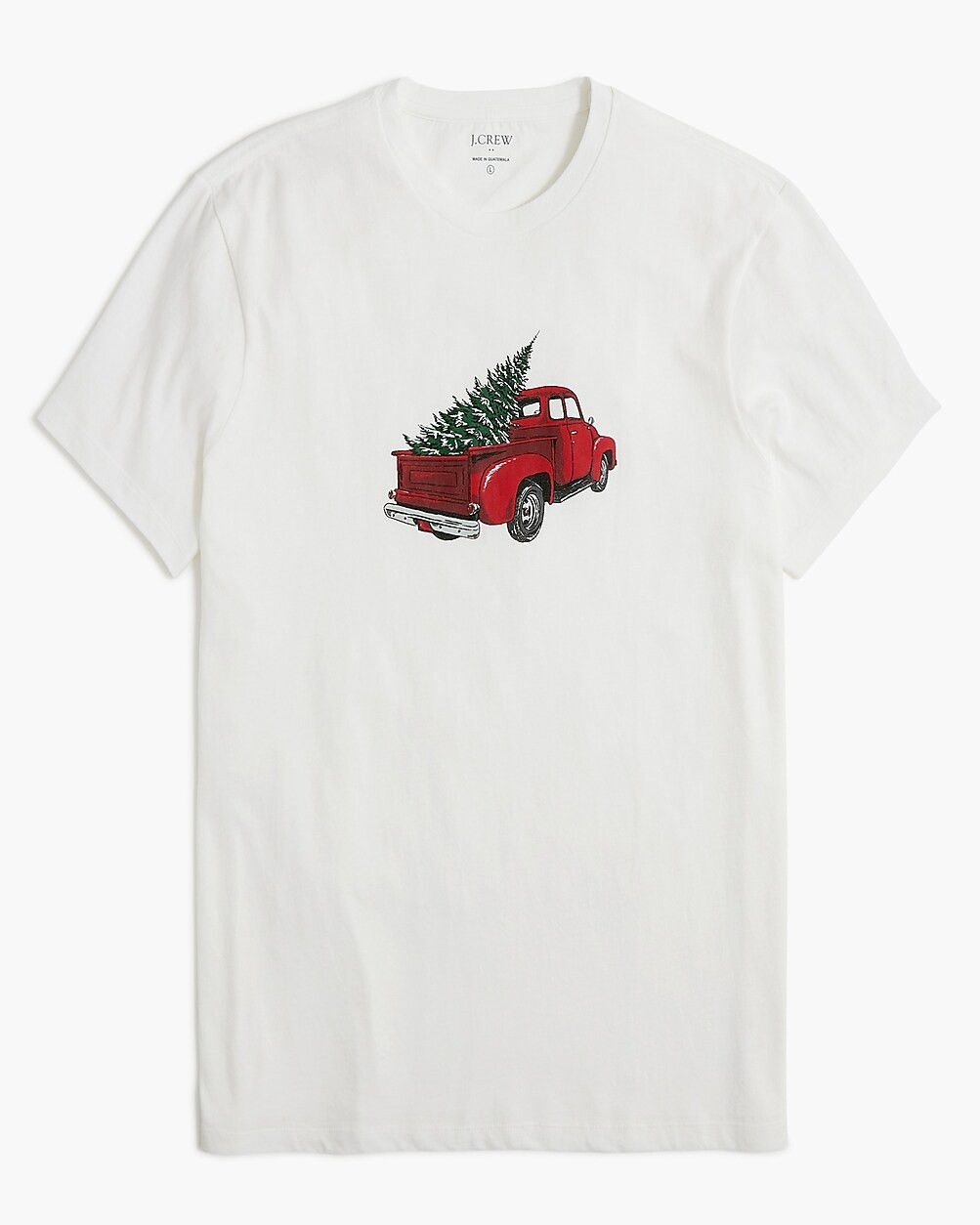 Christmas tree truck graphic tee | J.Crew Factory