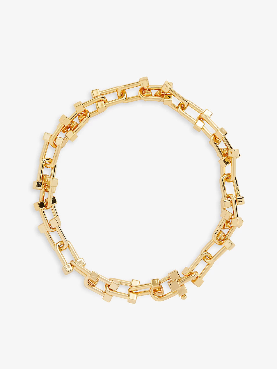 Nova Choker 18ct yellow-gold plated brass necklace | Selfridges