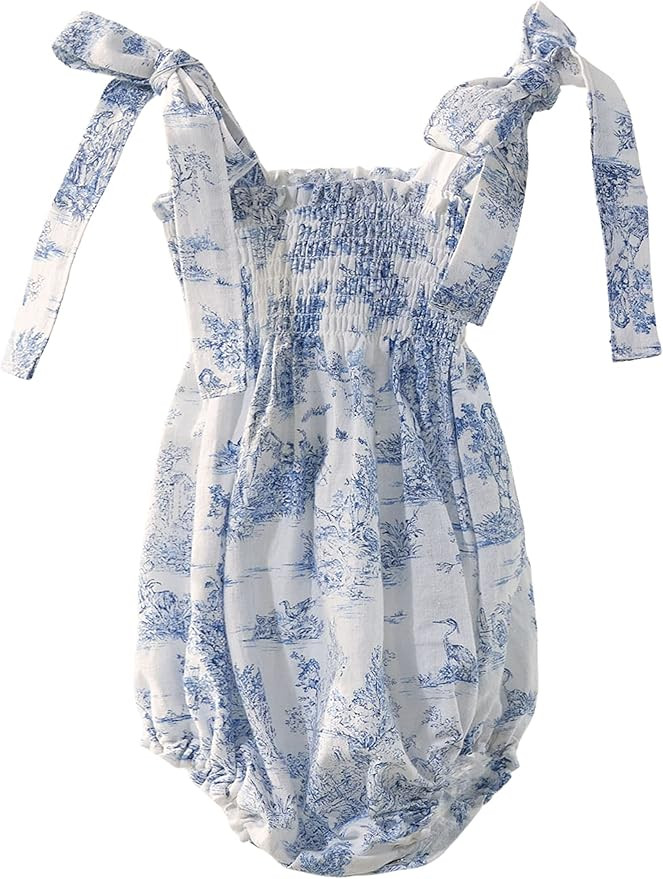 NOTHING FITS BUT Baby’s Classic Linen Cotton Dress, Yunji Onesie, Infant’s Casual Frock | Amazon (US)