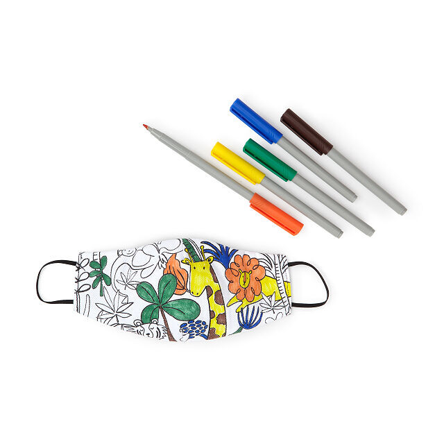 Children's Coloring in Face Mask | UncommonGoods