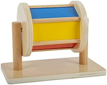 Spinning Rainbow Drum Montessori Toys for 6-12 Month Babies Infant 3 Month 1 Year Toddlers | Amazon (US)