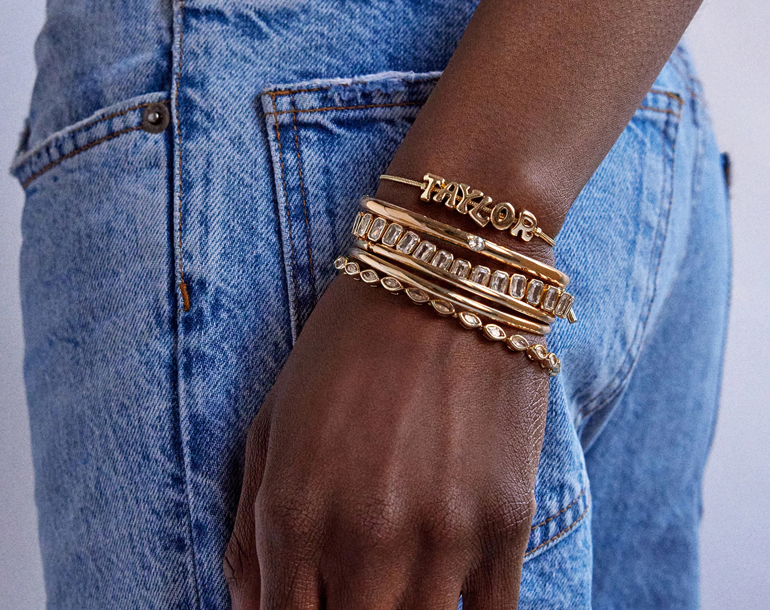 Bubble Slider Custom Bracelet - Bubble Single Strand | BaubleBar