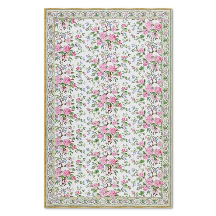 Canton Rose Floral Tablecloth | Williams-Sonoma