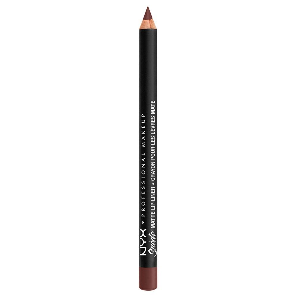 NYX Professional Makeup Suede Matte Velvet Smooth Lip Liner - Vegan Formula - Cold brew - 0.03oz | Target