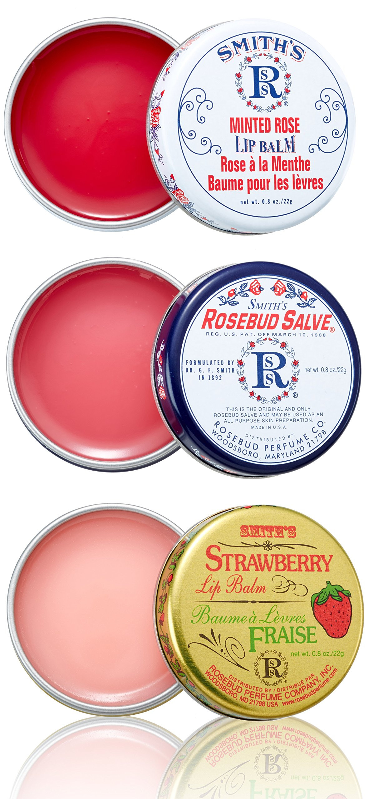 Rosebud Three Lavish Layers Lip Balm, 0.8 Ounce | Amazon (US)