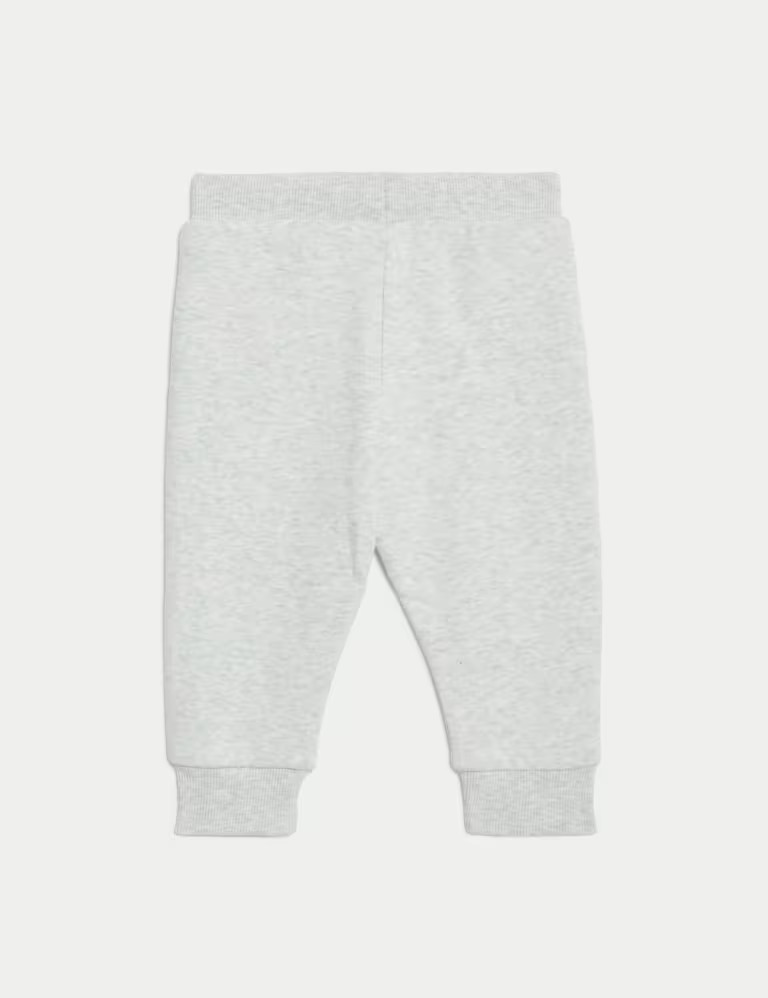 Cotton Rich Plain Joggers (0-3 Yrs) | Marks & Spencer (UK)