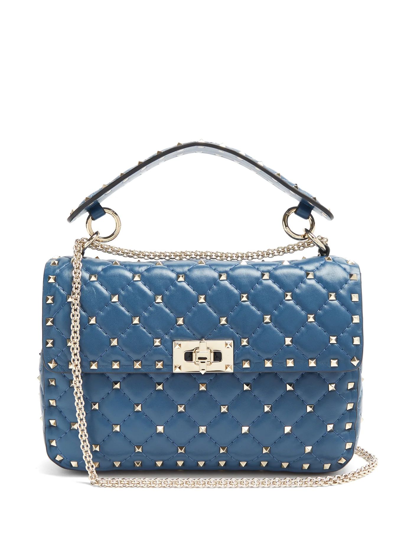 Rockstud Spike medium quilted-leather shoulder bag | Matches (US)