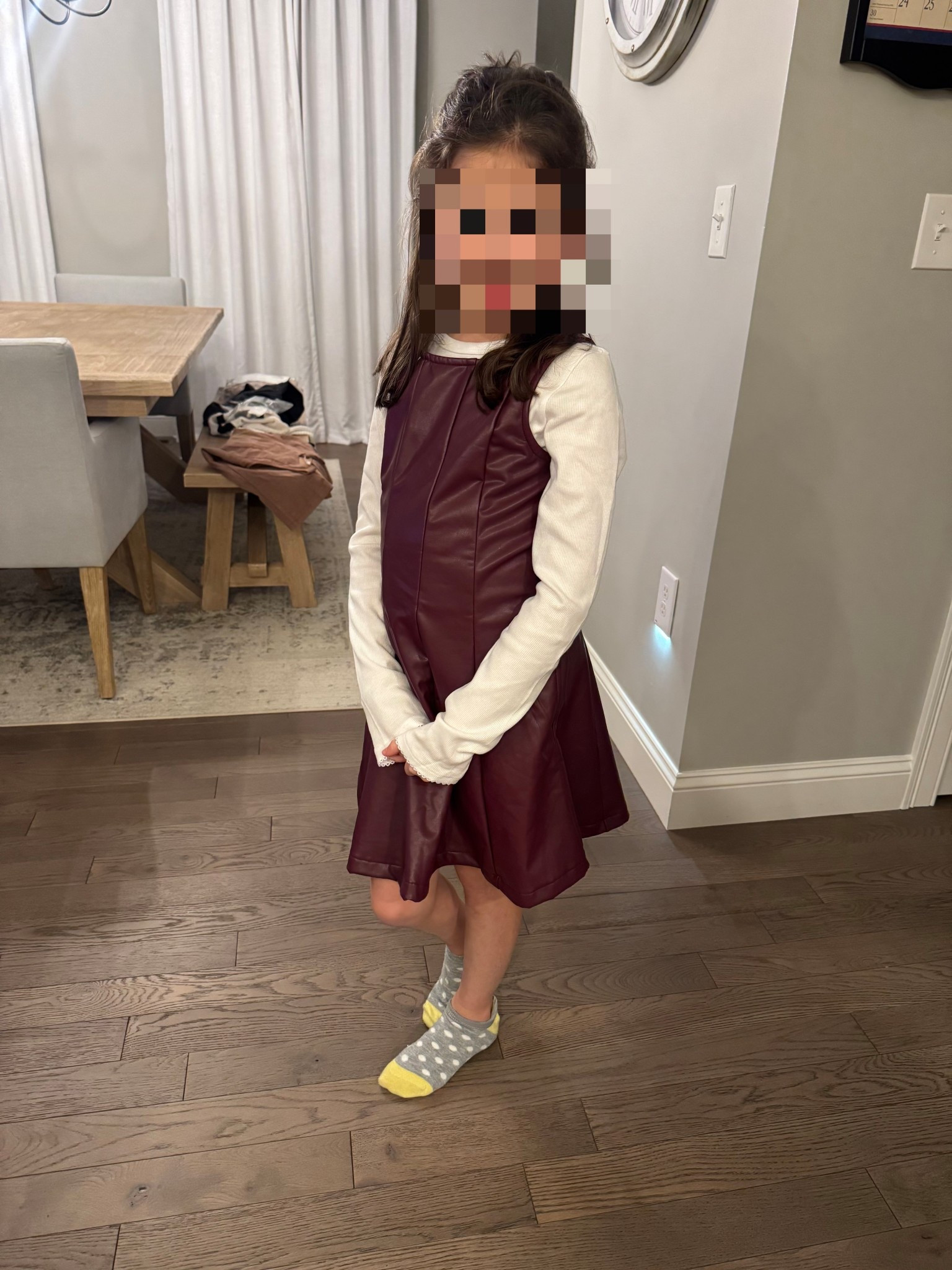 Cutest Abercrombie kids find 
Jumper dress 
Thanksgiving dress 
Christmas dress 
Kids clothing 