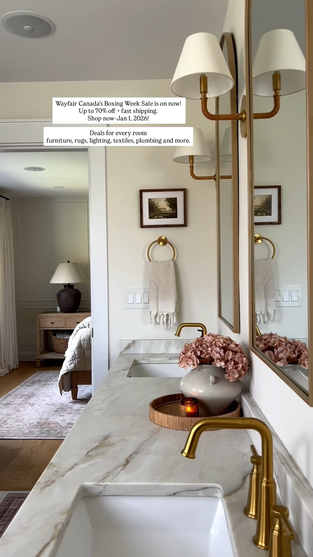 Wayfair Canada’s Boxing Week Sale is the perfect time to shop up to 70% off furniture, rugs, lighting, and more. These are just a few of my favourite rugs in our home. I’ll also round up some other great ones!! Shop now through January 1st, 2026 with fast shipping.  @wayfaircanada #WayfairCAPartner #WayfairCAHome 