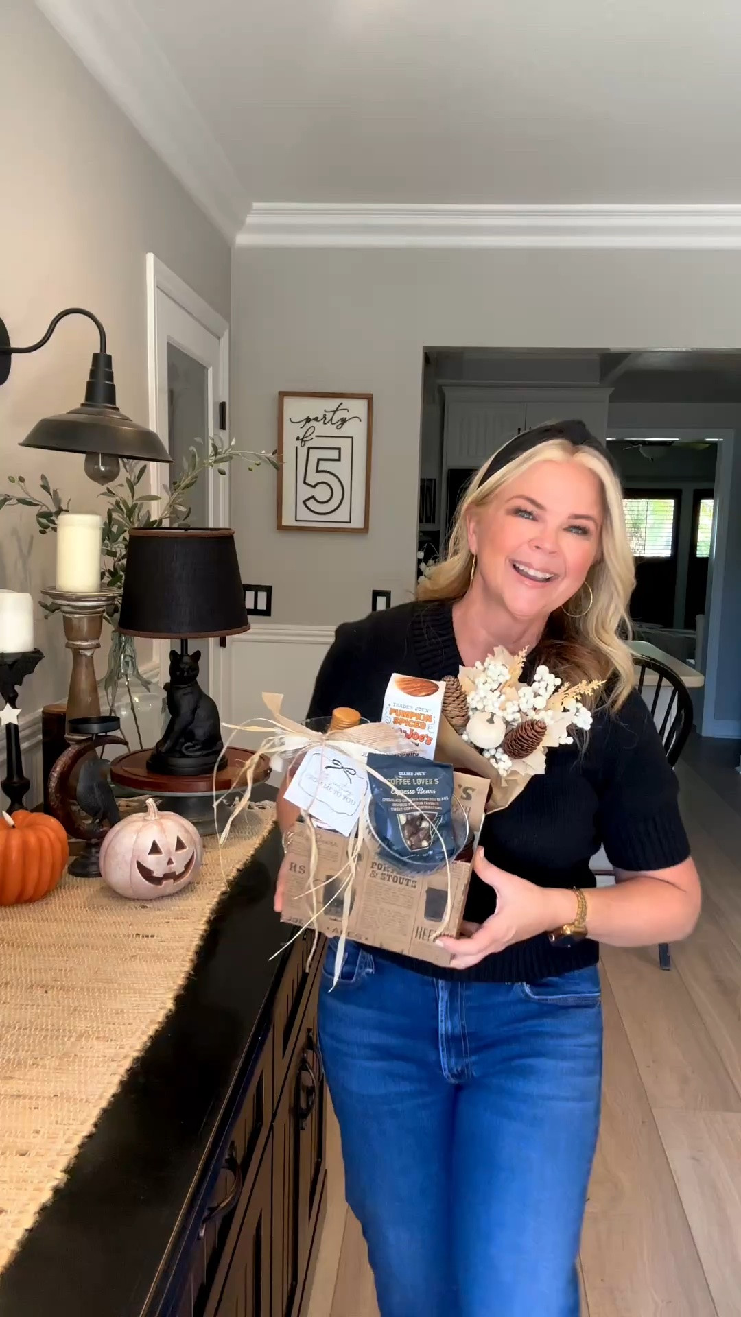Loving the way this Pumpkin Spice Espresso Martini gift from Trader Joes turned out! I cannot wait to gift this!! A fun gift idea for a birthday, thank you gift, just because, a host gift & so much more. Thoughtful, easy & affordable. If you love to gift but don’t love the stress, join me for more gift ideas just like this one🤎🍂🍁

#LTKstorytime #LTKSeasonal #LTKHome