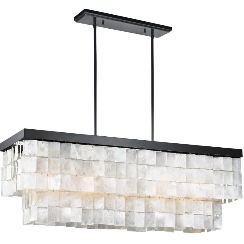 Sea Gull Lighting 3225005 Corsicana 5 Light 2 Tier Linear Chandelier Heirloom Bronze Indoor Lighting | Build.com, Inc.