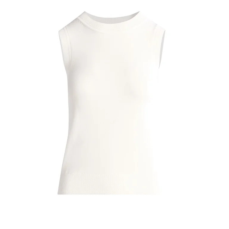 Free Assembly Women's Sleeveless Sweater Shell, Lightweight, Sizes XS-2XL | Walmart (US)