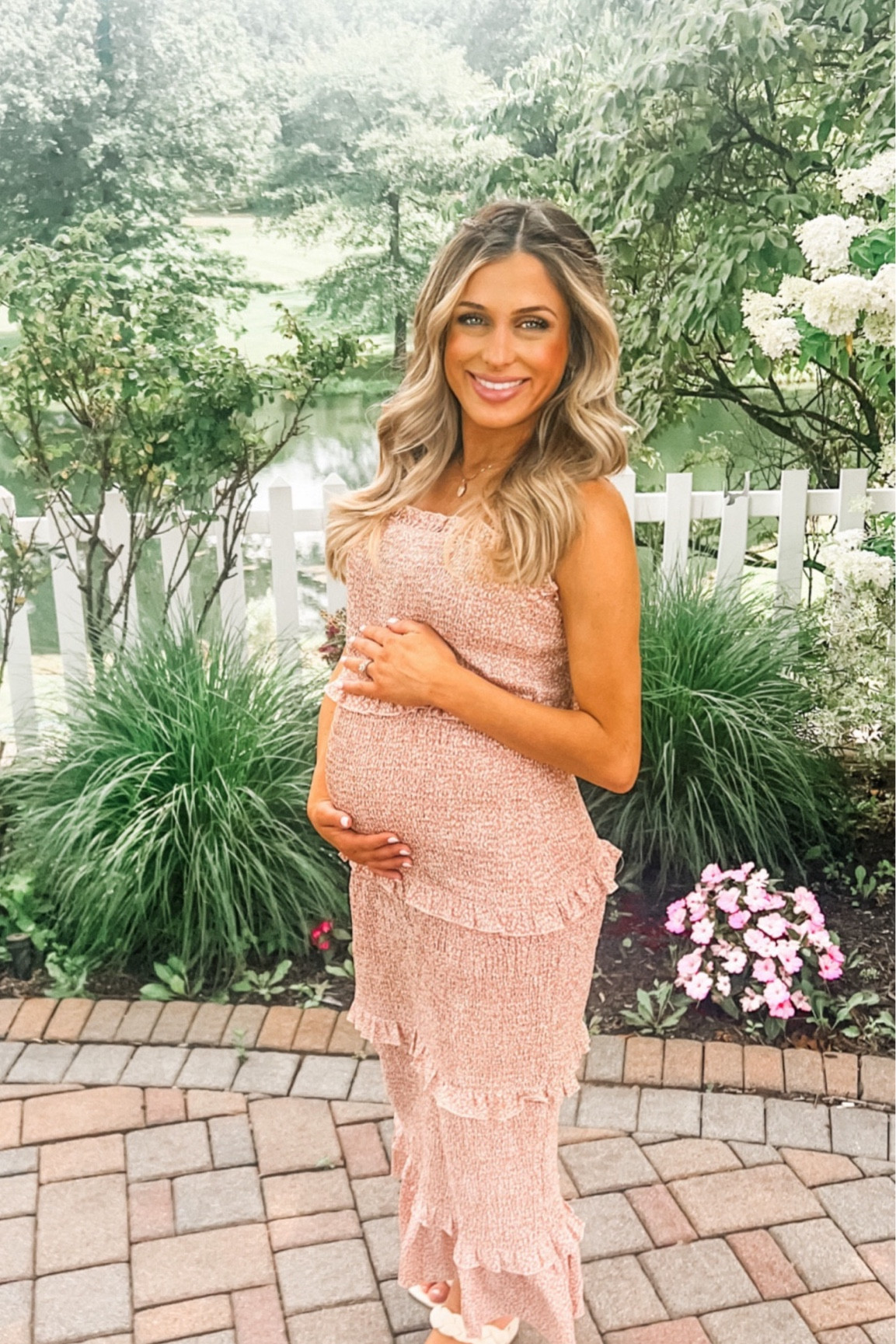 This dowerme body on bump-friendly dress is back and an additional 10% off sale price with code C1UQ206/T1AQ ✨ 

#LTKSaleAlert #LTKFindsUnder50 #LTKSummerSales