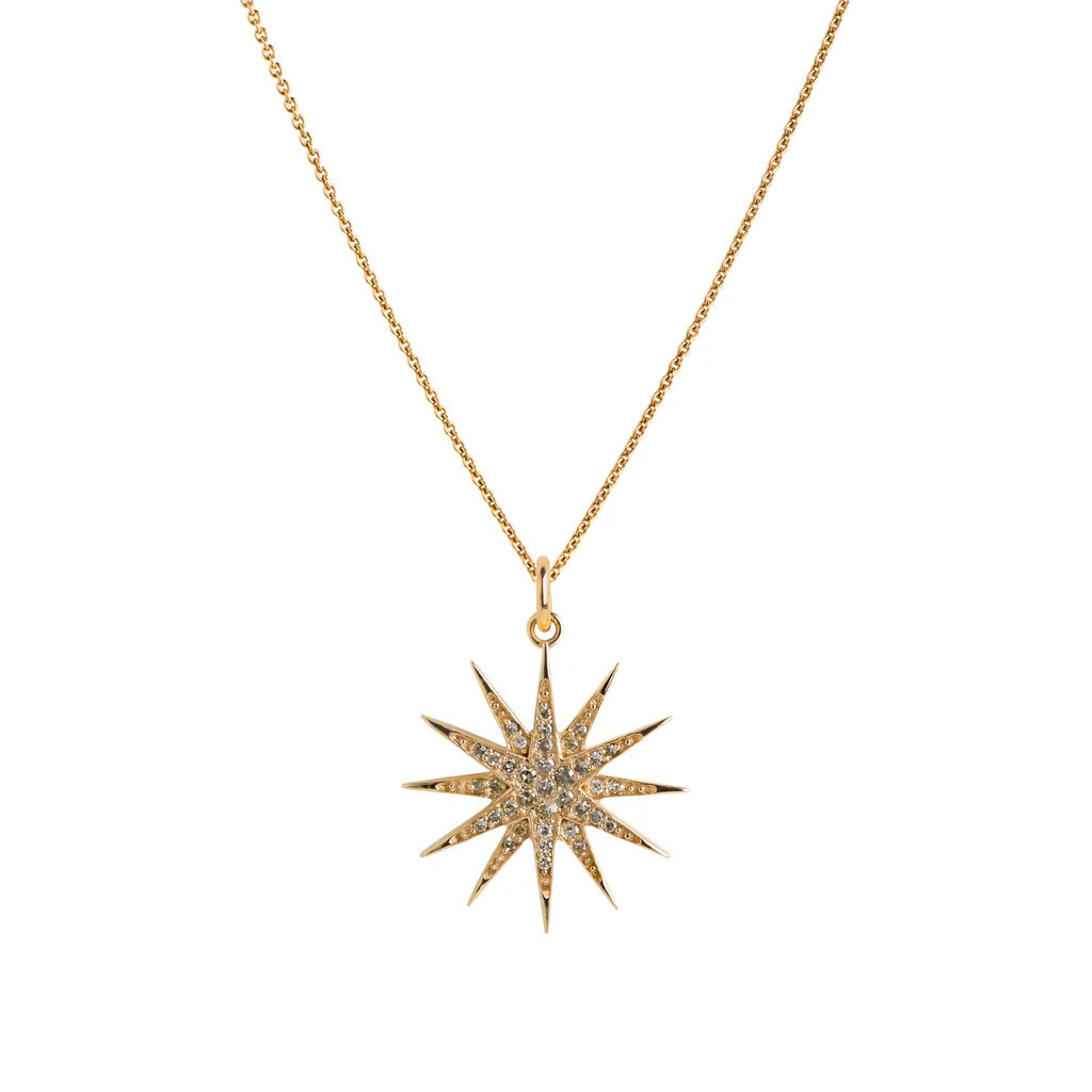 STARBURST DIAMOND PENDANT | Bridget King Jewelry