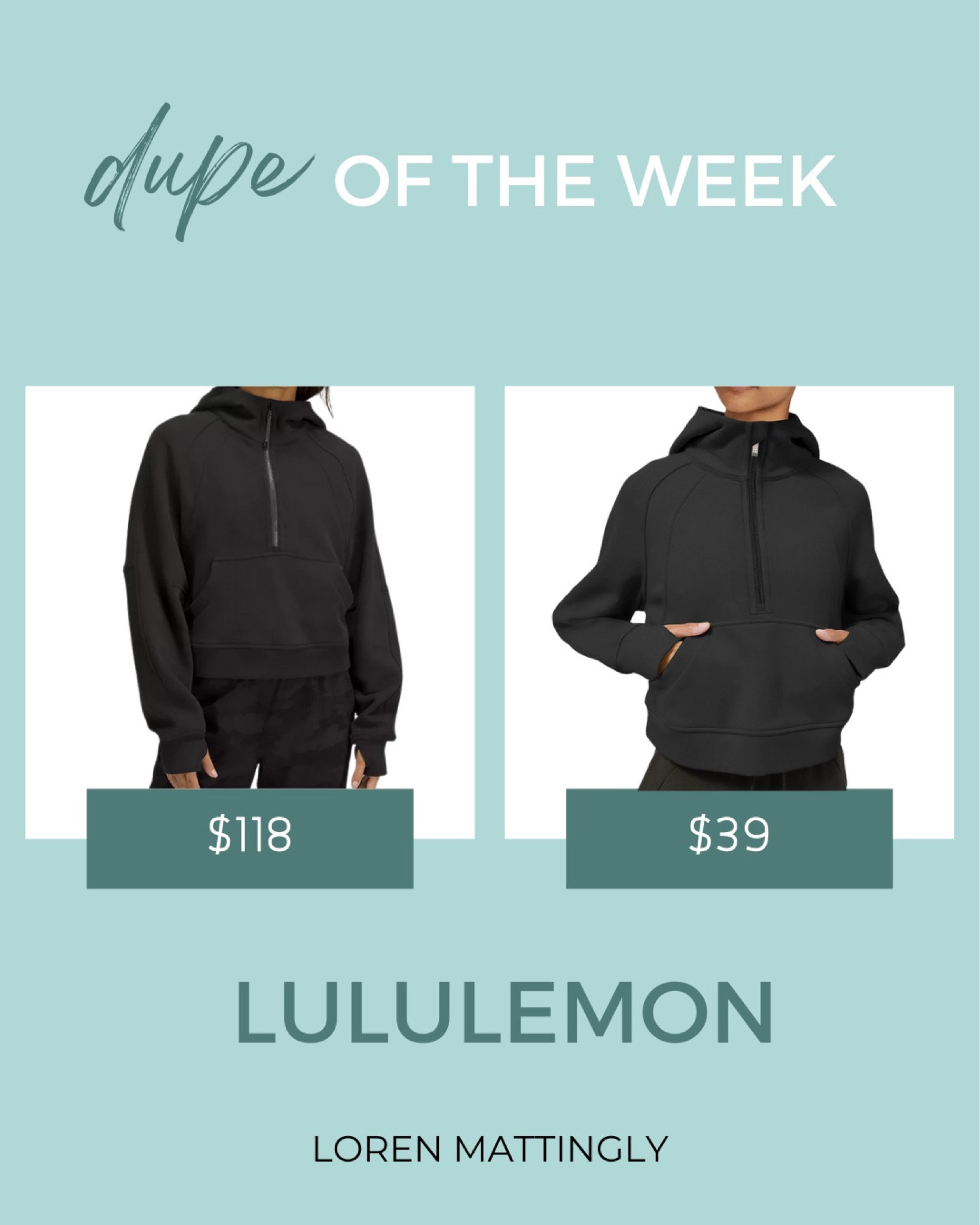 Scuba Oversized Half-Zip Hoodie curated on LTK