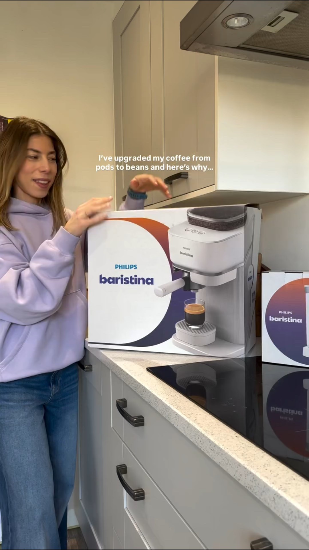 I’ve upgraded my coffee machine from pods to beans and here’s why 👀☕

The Philips Baristina Automatic Bean to Cup Coffee Machine has completely transformed my mornings. Freshly ground beans at the swipe of a button, rich espresso every time, and zero pods 👏 

It’s so easy to use, looks great on the counter, and makes every coffee feel like a little luxury at home ☕️ ad 

#coffeelover #beantocup #homecoffee #kitchenupgrade #philipshomeliving 

coffee machine upgrade, bean to cup coffee machine, pod coffee alternative, home coffee bar, Philips Baristina, automatic coffee machine, fresh coffee beans, espresso at home, barista style coffee, kitchen counter upgrade, coffee reel, morning coffee routine, easy coffee machine, coffee lovers UK

#LTKhome #LTKuk #LTKgiftguide