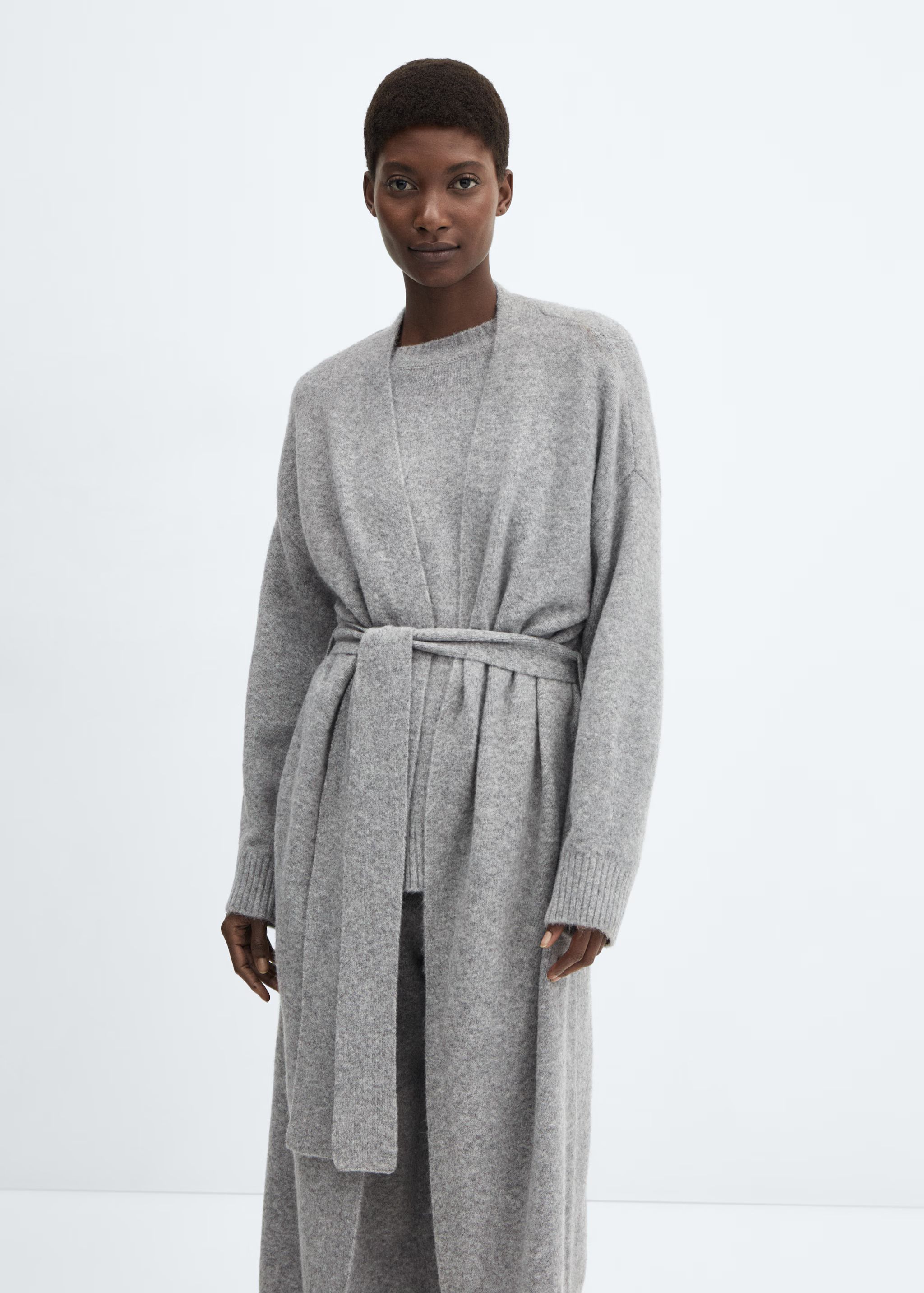 Oversize knit cardigan - Woman | MANGO USA | MANGO (US)