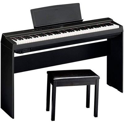 Yamaha P-125ABLB Digital Piano With Wooden Stand and Bench | Target
