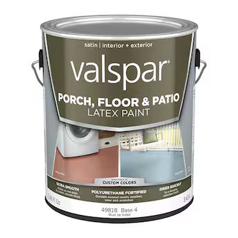 Valspar Tintable Satin Exterior Porch and Floor Paint (1-Gallon) | Lowe's